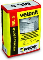 Раствор кладочный Vetonit Раствор кладочный Vetonit